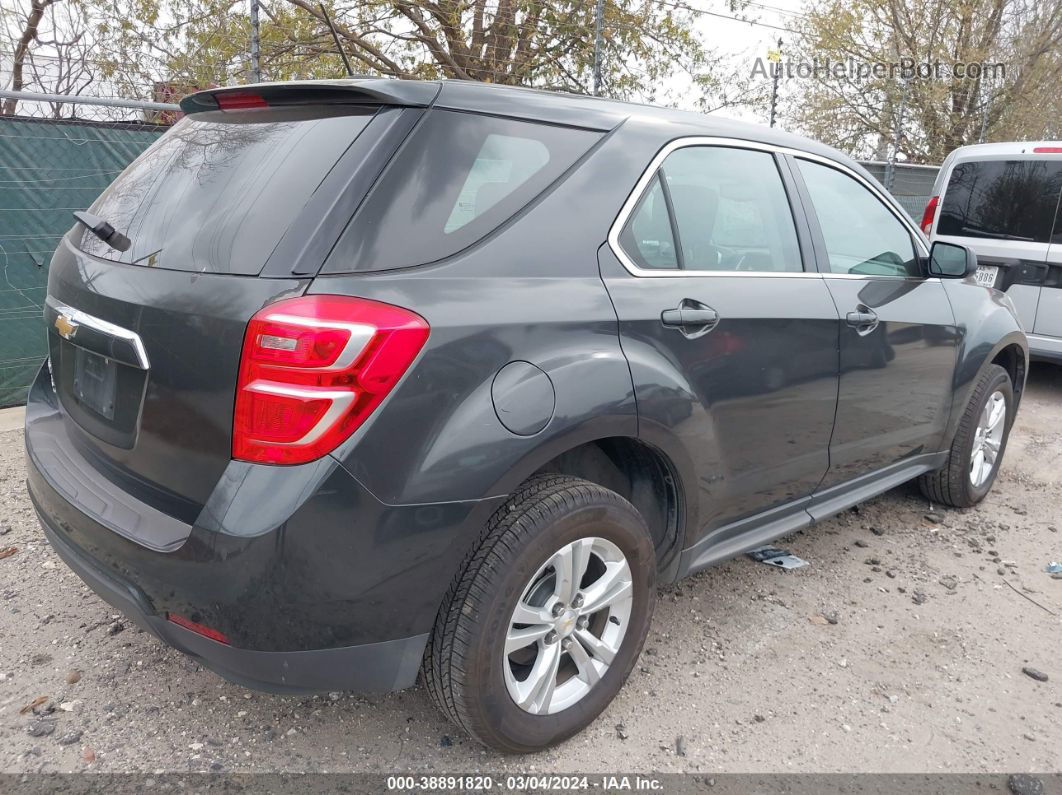 2017 Chevrolet Equinox Ls Gray vin: 2GNALBEK2H1553760