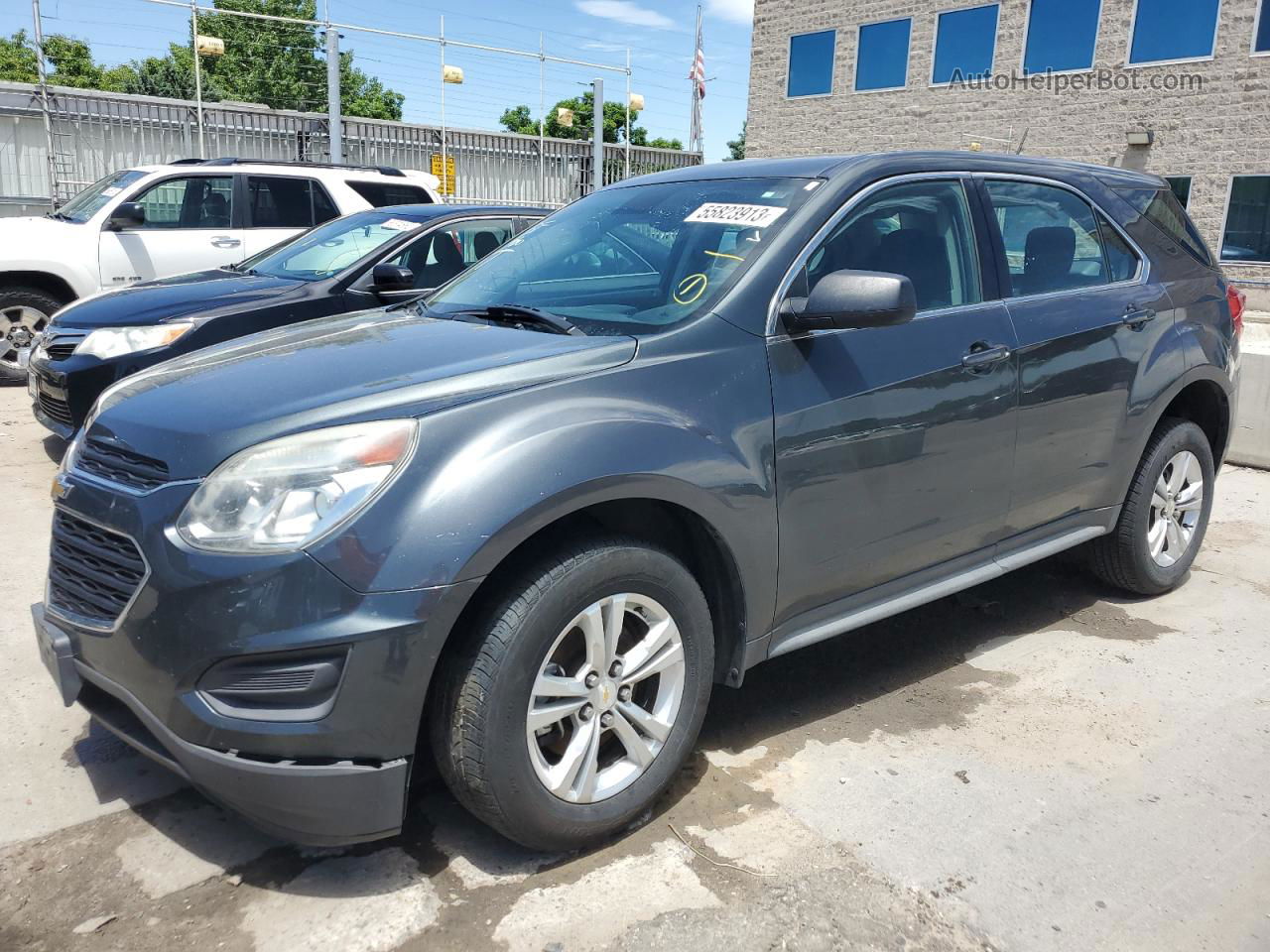 2017 Chevrolet Equinox Ls Угольный vin: 2GNALBEK2H1567478