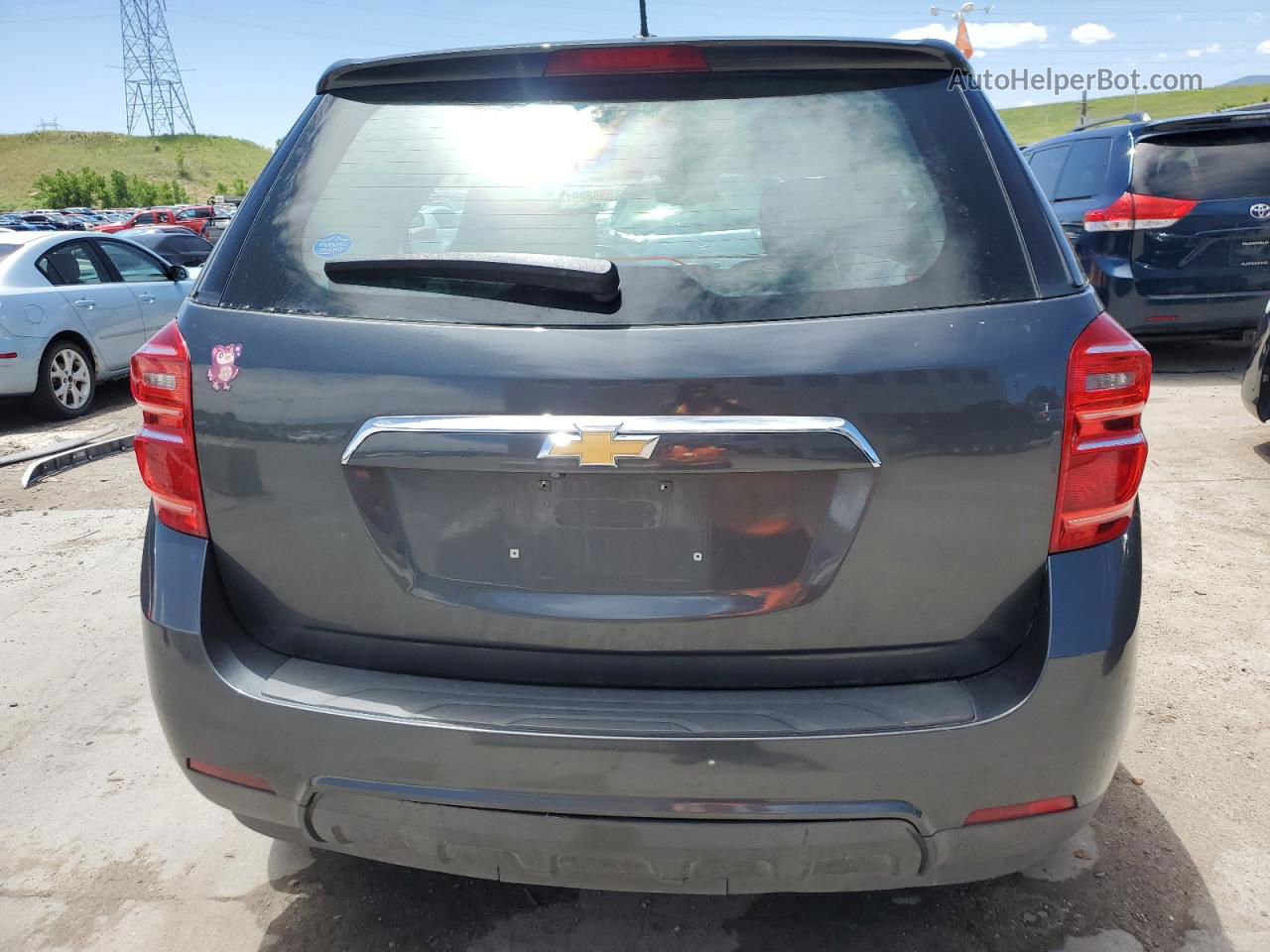 2017 Chevrolet Equinox Ls Charcoal vin: 2GNALBEK2H1567478