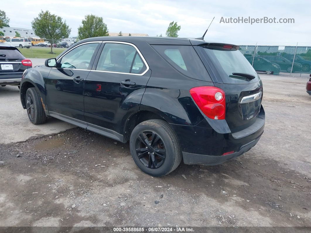 2012 Chevrolet Equinox Ls Black vin: 2GNALBEK3C1120702