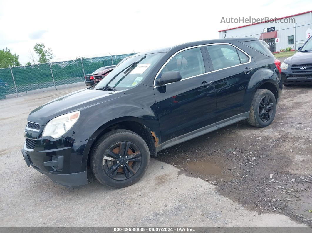 2012 Chevrolet Equinox Ls Black vin: 2GNALBEK3C1120702