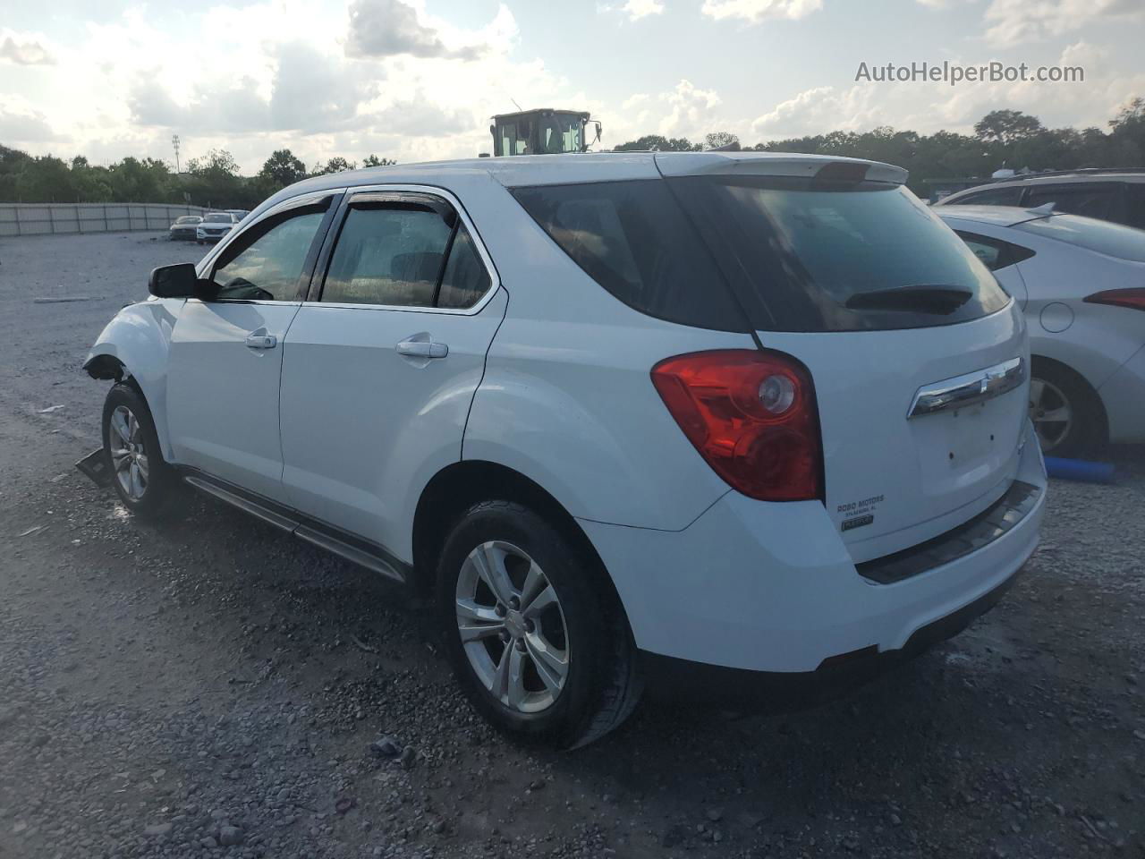 2012 Chevrolet Equinox Ls White vin: 2GNALBEK3C1162867