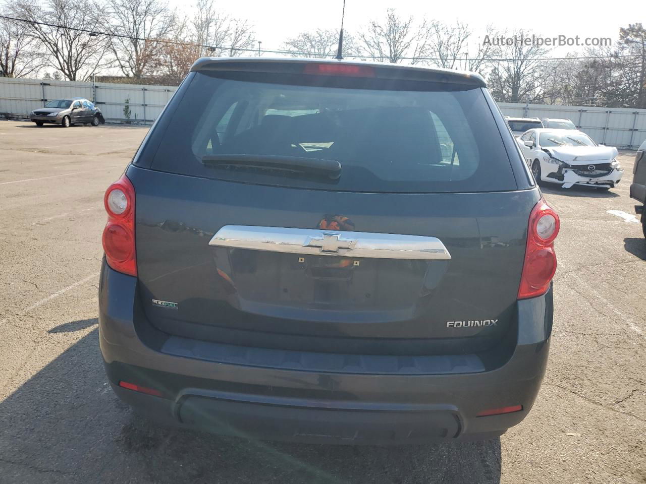 2012 Chevrolet Equinox Ls Black vin: 2GNALBEK3C1252195