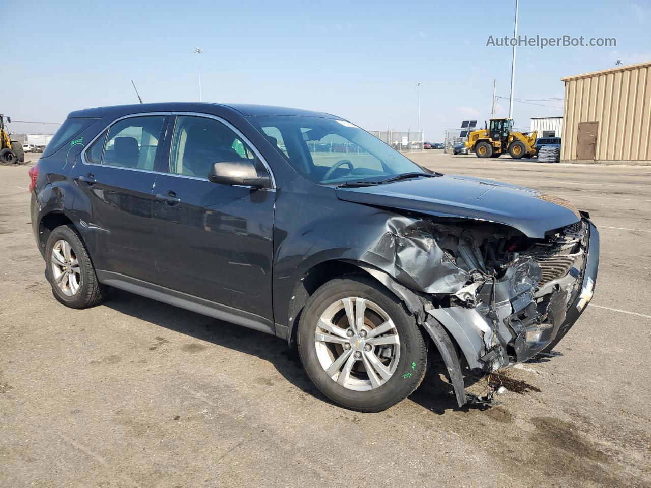 2012 Chevrolet Equinox Ls Black vin: 2GNALBEK3C1252195