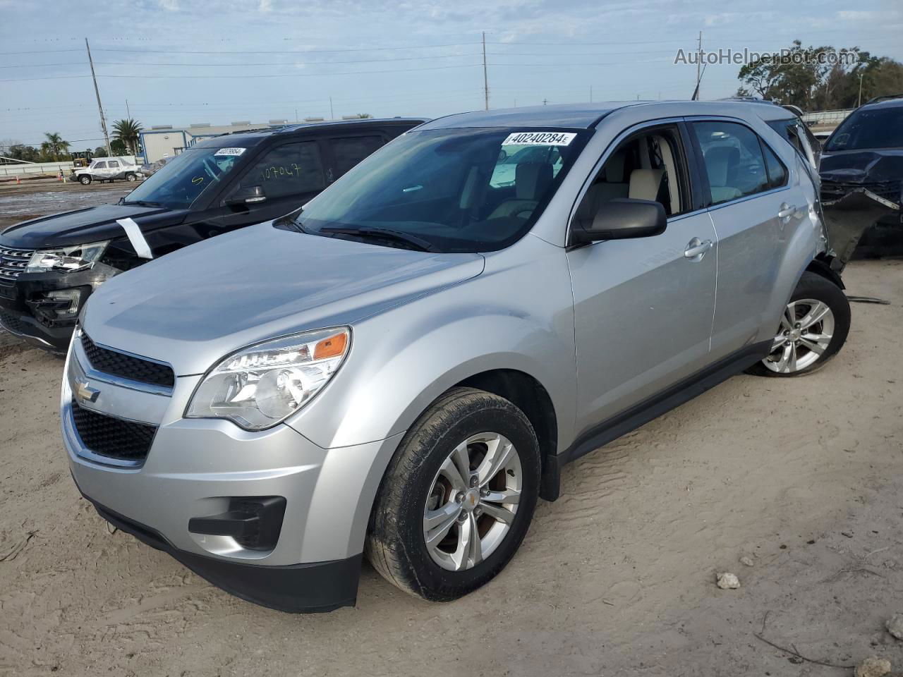 2012 Chevrolet Equinox Ls Silver vin: 2GNALBEK3C1339725