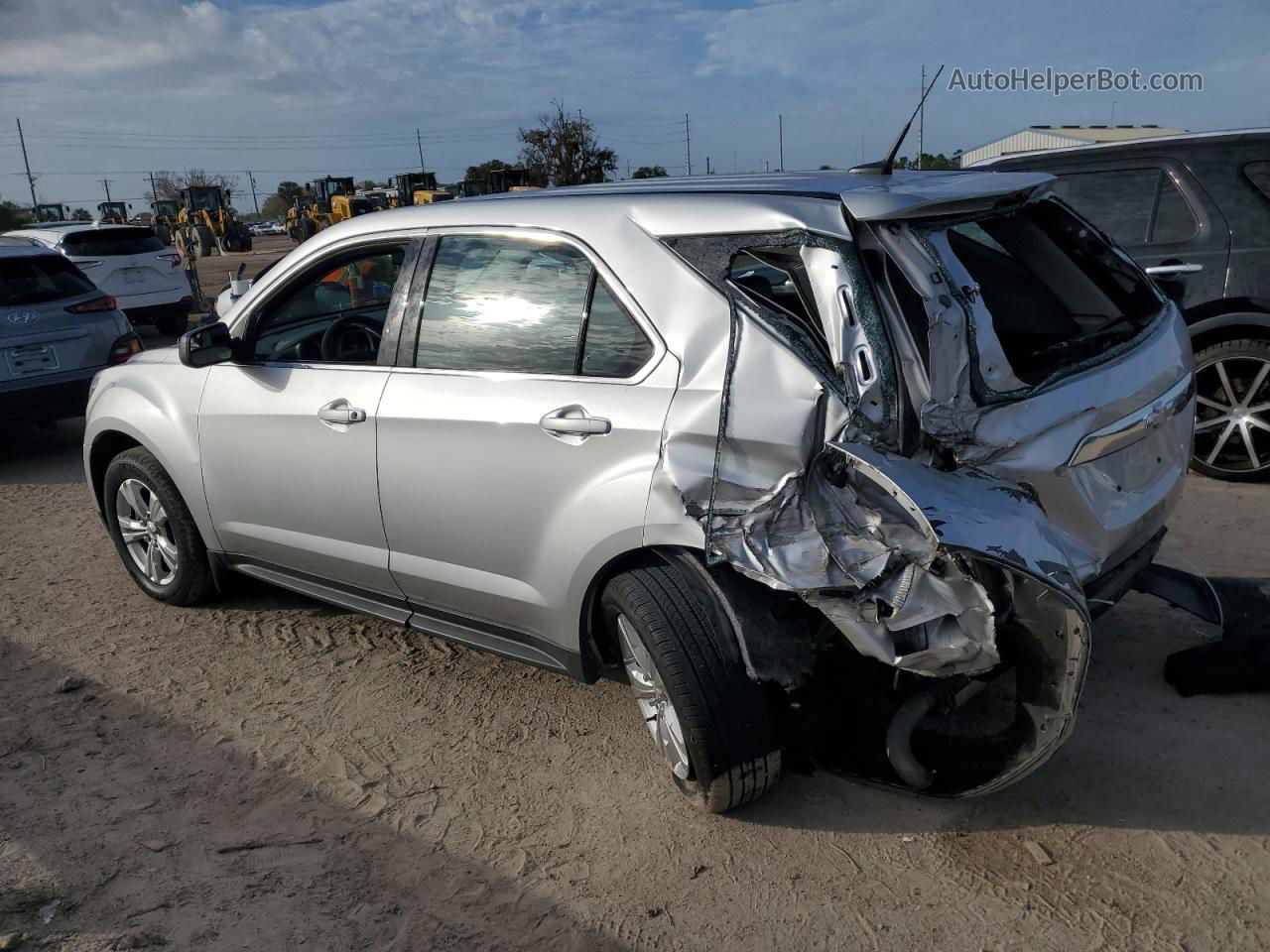 2012 Chevrolet Equinox Ls Silver vin: 2GNALBEK3C1339725