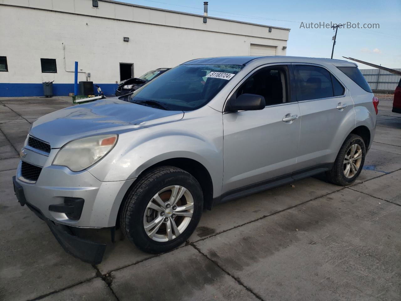 2012 Chevrolet Equinox Ls Silver vin: 2GNALBEK3C6332390