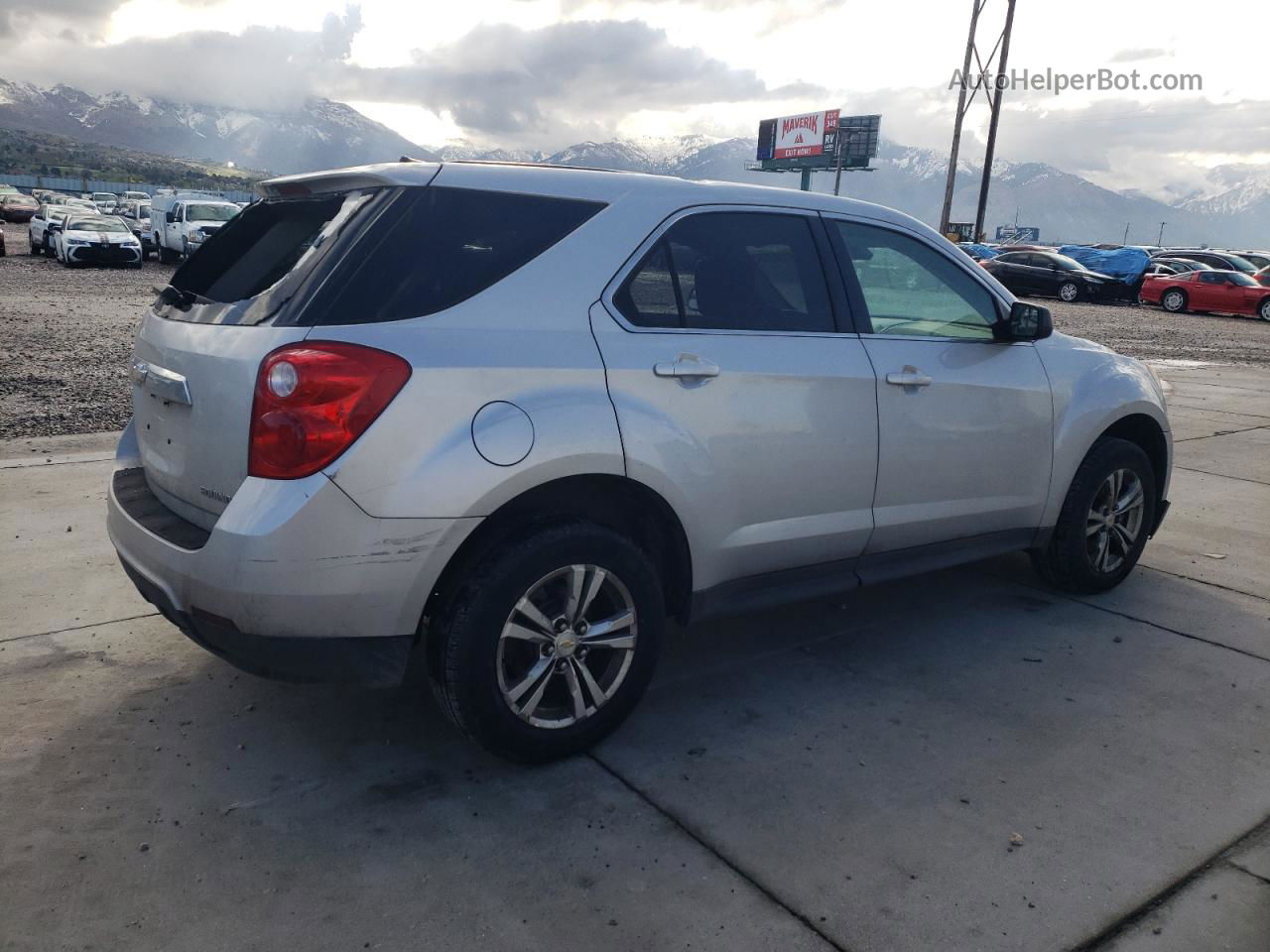 2012 Chevrolet Equinox Ls Silver vin: 2GNALBEK3C6332390