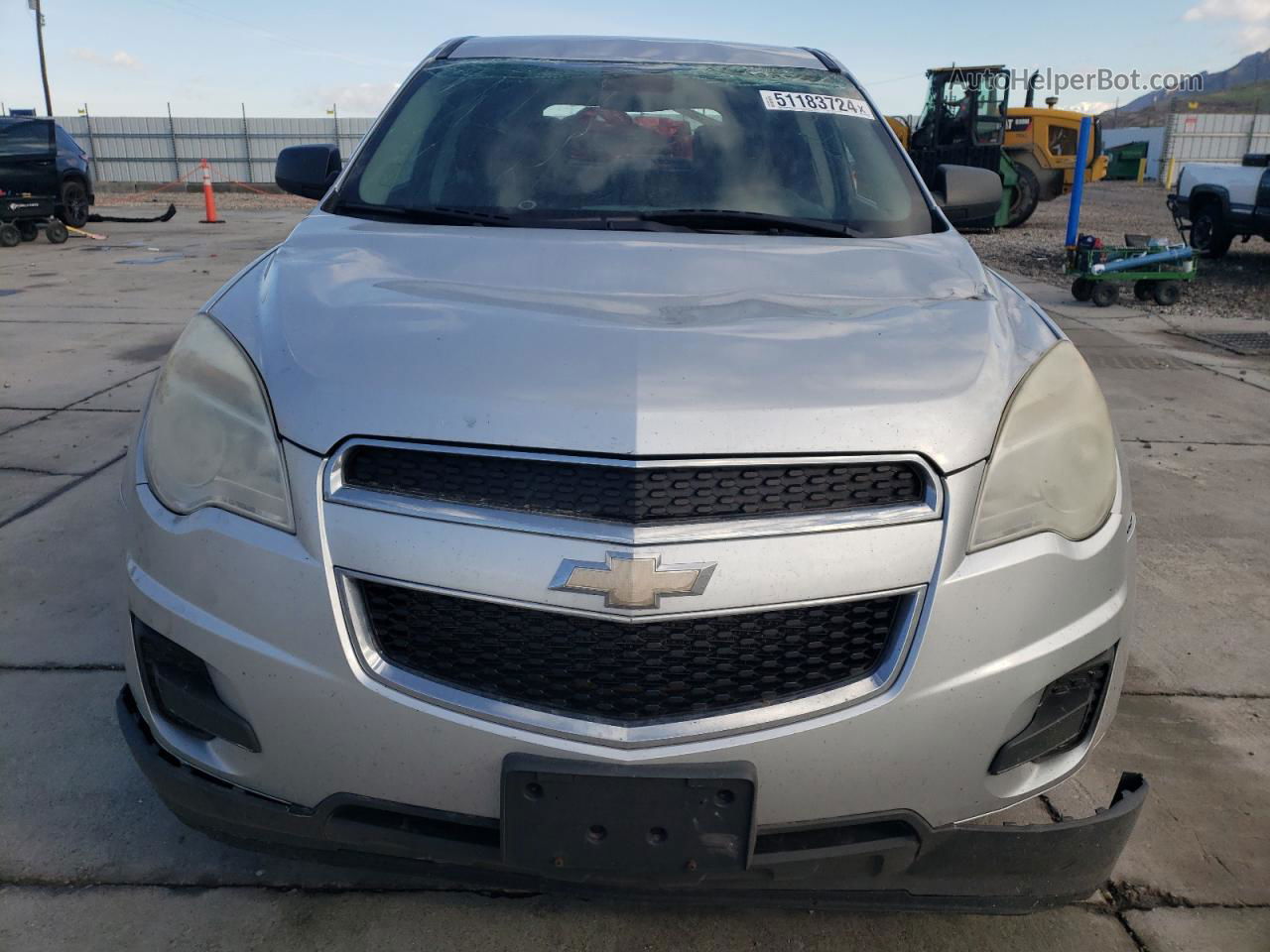 2012 Chevrolet Equinox Ls Silver vin: 2GNALBEK3C6332390