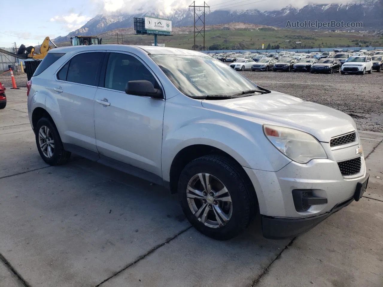 2012 Chevrolet Equinox Ls Silver vin: 2GNALBEK3C6332390