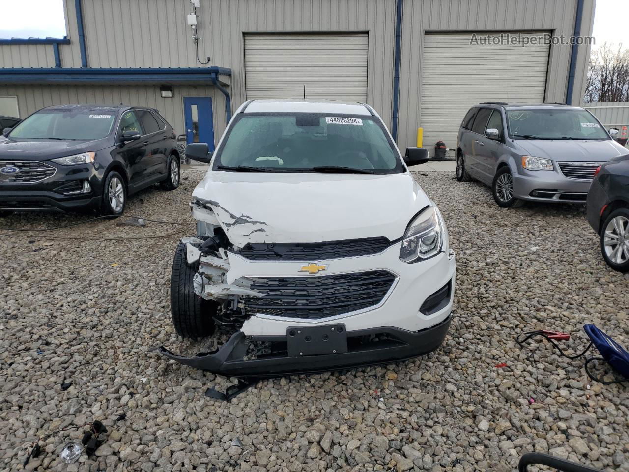 2016 Chevrolet Equinox Ls White vin: 2GNALBEK3G1112251