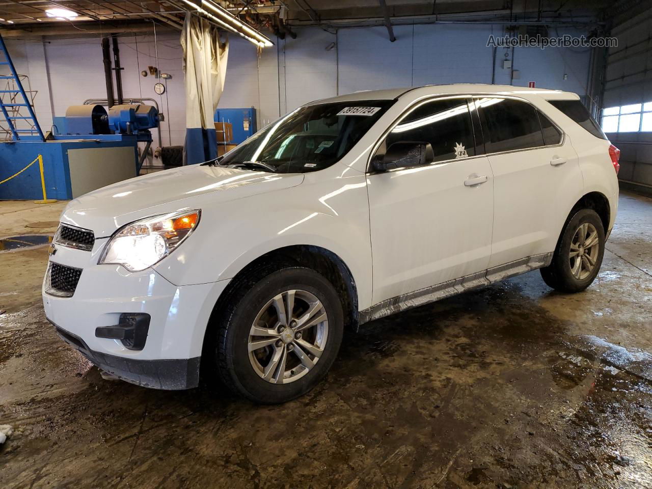 2016 Chevrolet Equinox Ls White vin: 2GNALBEK3G1130202