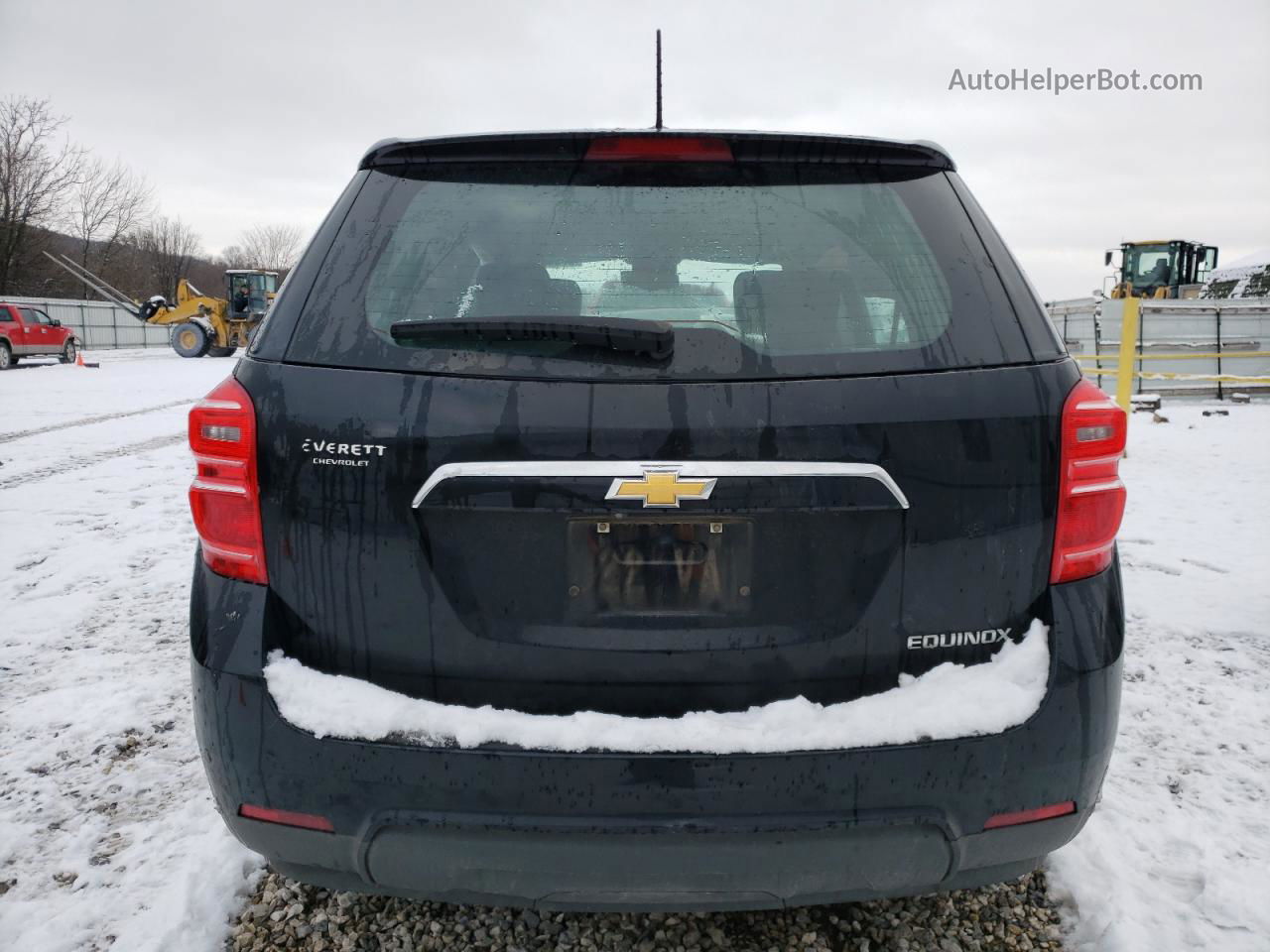 2016 Chevrolet Equinox Ls Black vin: 2GNALBEK3G1171672