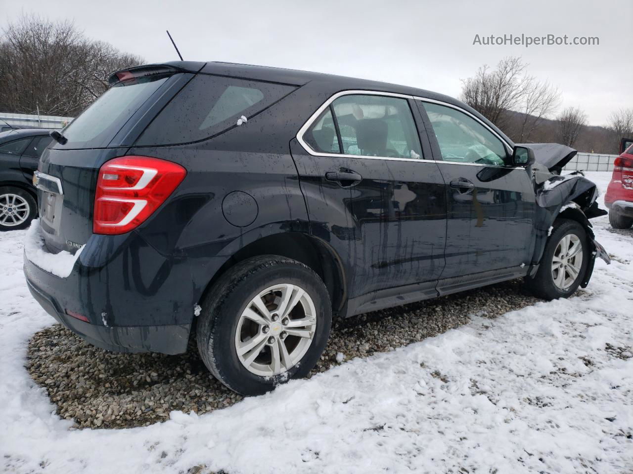 2016 Chevrolet Equinox Ls Black vin: 2GNALBEK3G1171672