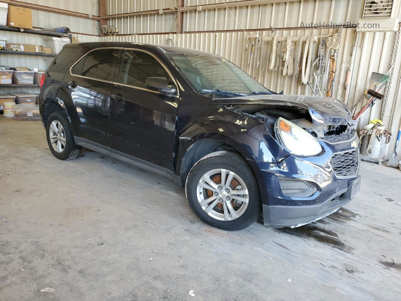 2016 Chevrolet Equinox Ls Blue vin: 2GNALBEK3G6181007