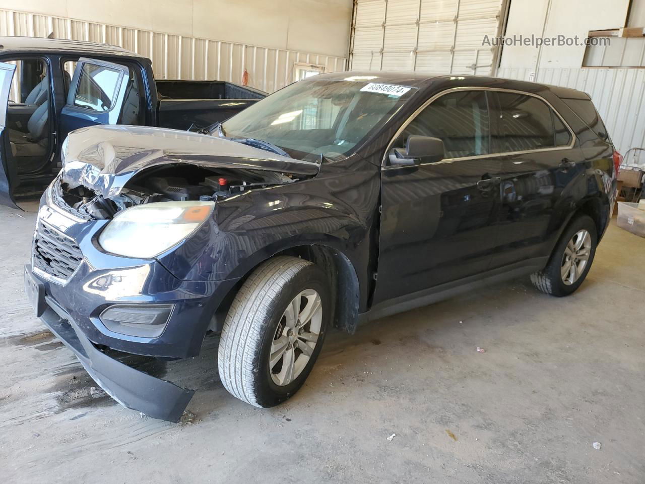 2016 Chevrolet Equinox Ls Blue vin: 2GNALBEK3G6181007