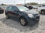 2016 Chevrolet Equinox Ls Black vin: 2GNALBEK3G6219111