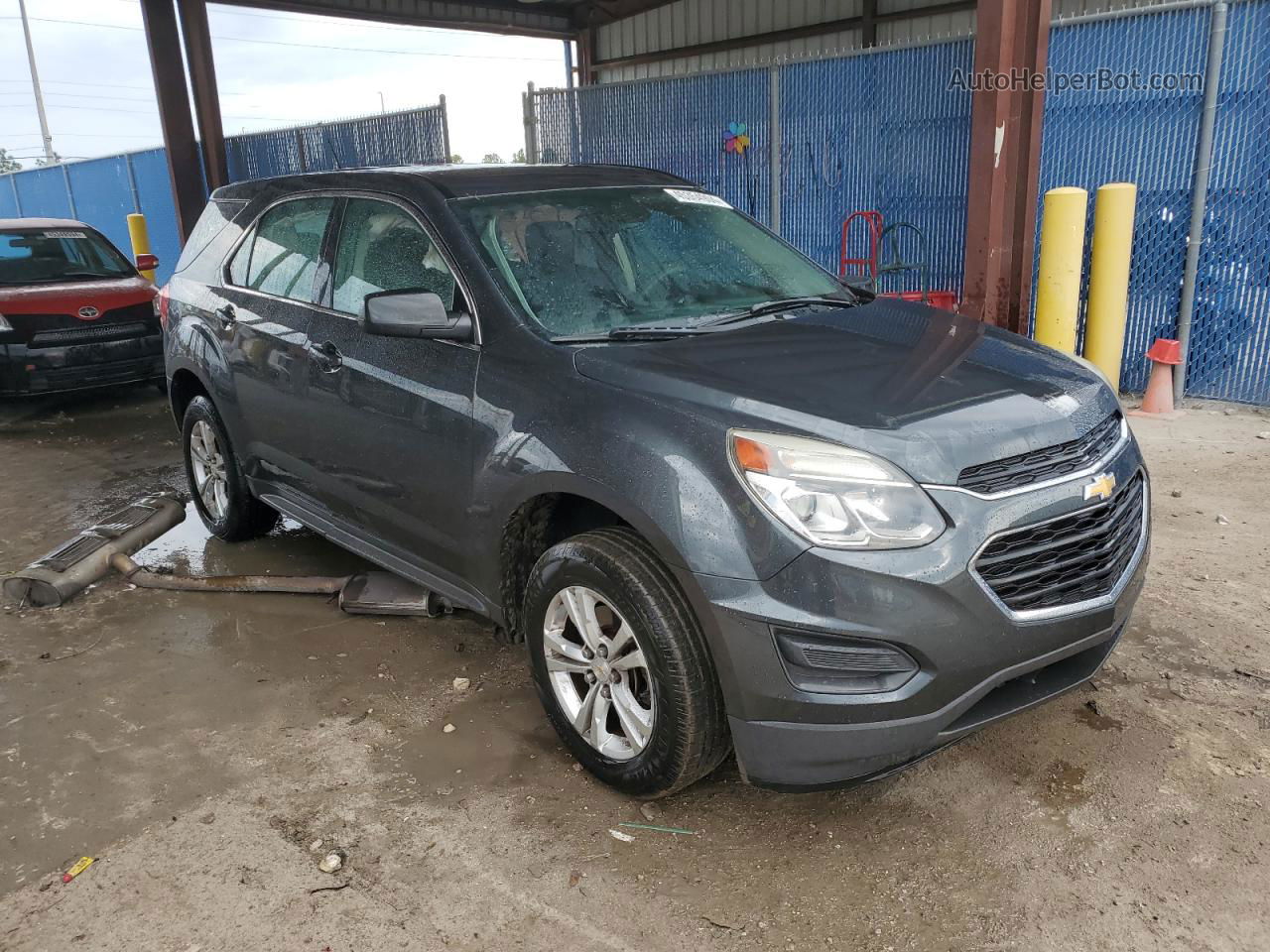 2017 Chevrolet Equinox Ls Серый vin: 2GNALBEK3H1515616