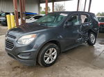 2017 Chevrolet Equinox Ls Gray vin: 2GNALBEK3H1515616