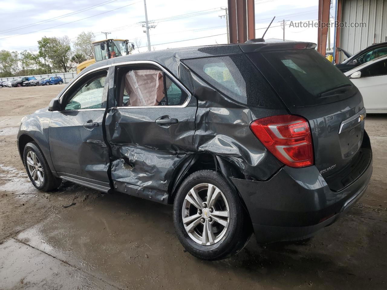 2017 Chevrolet Equinox Ls Gray vin: 2GNALBEK3H1515616