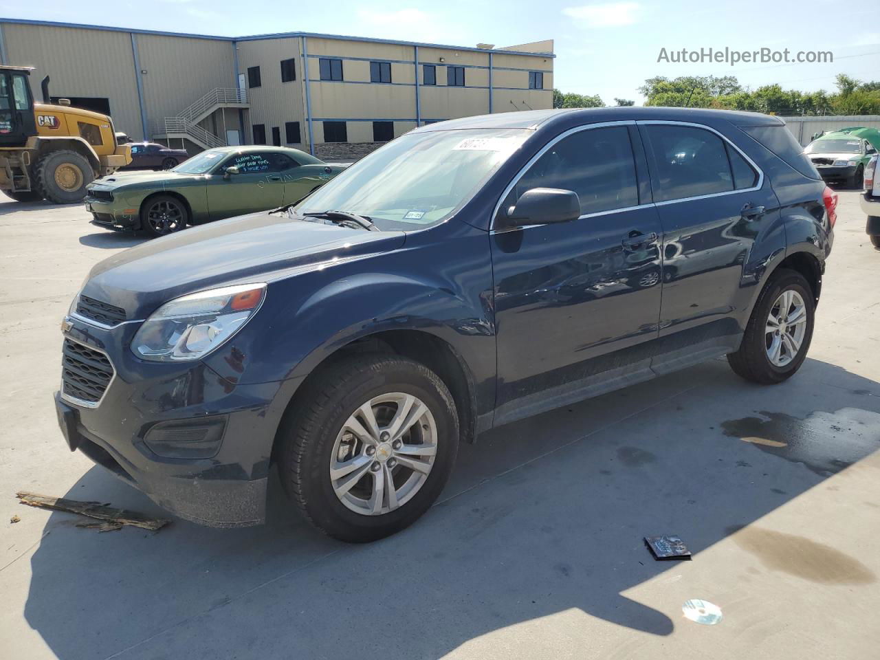 2017 Chevrolet Equinox Ls Blue vin: 2GNALBEK3H1515678