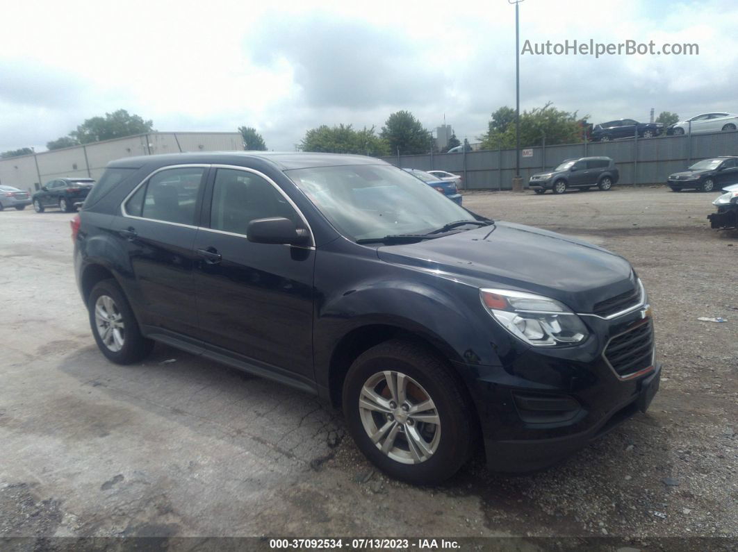 2017 Chevrolet Equinox Ls Dark Blue vin: 2GNALBEK3H1522601