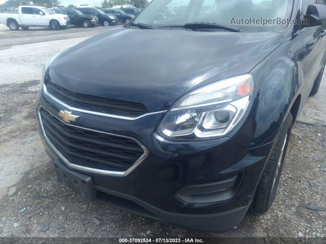 2017 Chevrolet Equinox Ls Dark Blue vin: 2GNALBEK3H1522601