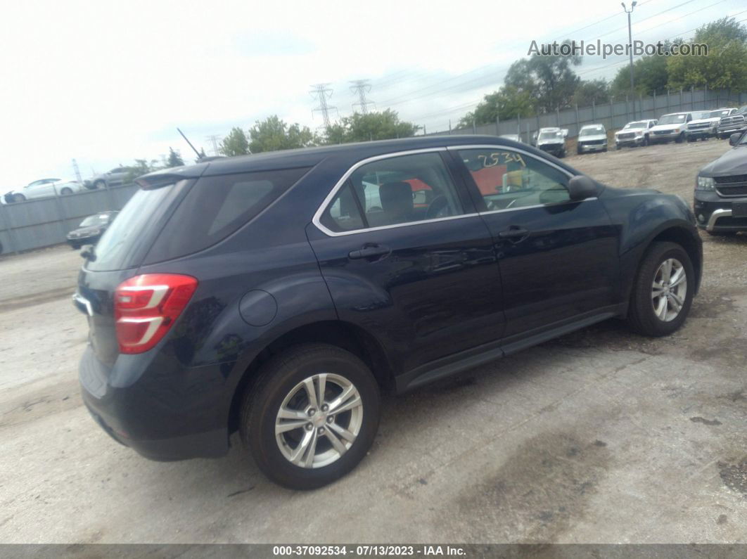 2017 Chevrolet Equinox Ls Dark Blue vin: 2GNALBEK3H1522601