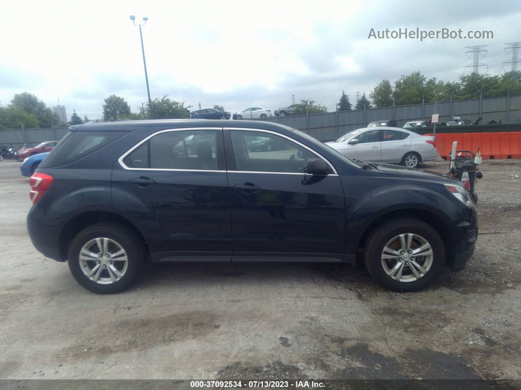 2017 Chevrolet Equinox Ls Dark Blue vin: 2GNALBEK3H1522601