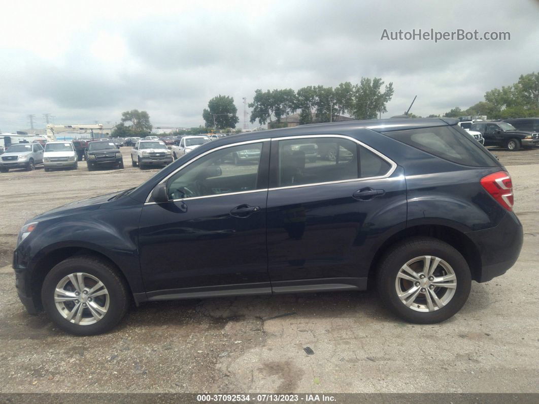 2017 Chevrolet Equinox Ls Dark Blue vin: 2GNALBEK3H1522601