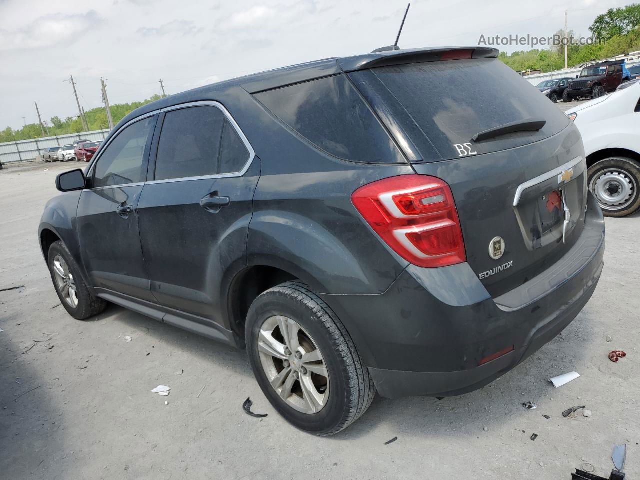 2017 Chevrolet Equinox Ls Gray vin: 2GNALBEK3H1538569