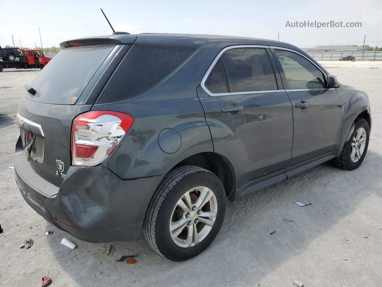 2017 Chevrolet Equinox Ls Gray vin: 2GNALBEK3H1538569