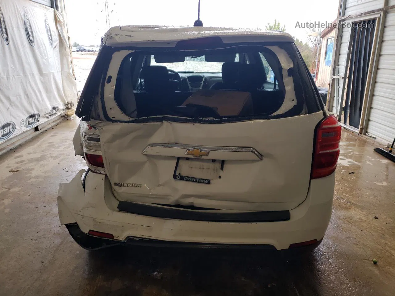 2017 Chevrolet Equinox Ls White vin: 2GNALBEK3H1558692