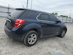 2017 Chevrolet Equinox Ls Blue vin: 2GNALBEK3H1583768