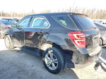 2017 Chevrolet Equinox Ls Black vin: 2GNALBEK3H1590185