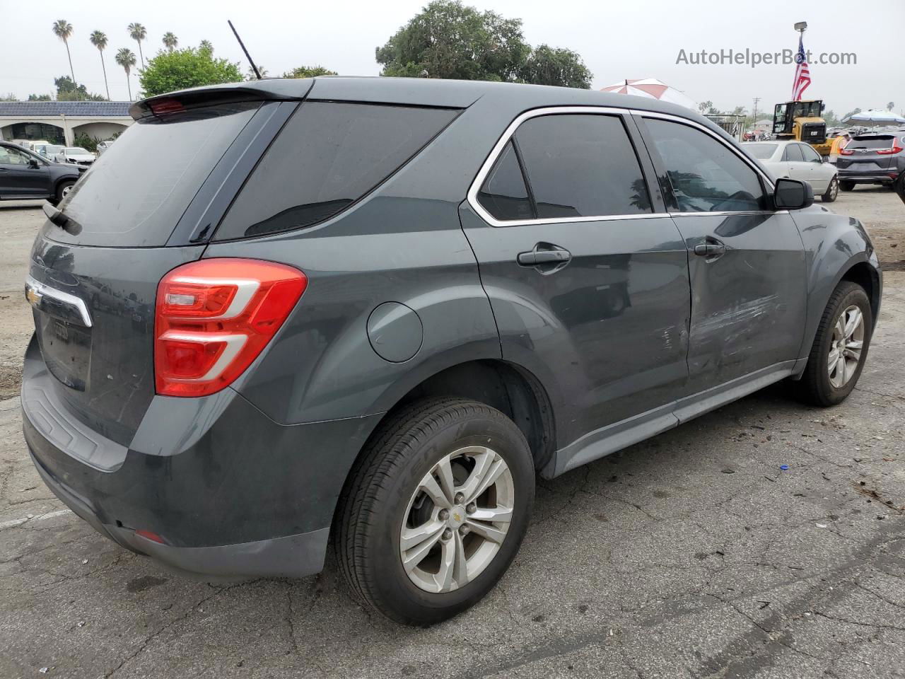 2017 Chevrolet Equinox Ls Gray vin: 2GNALBEK3H1611200