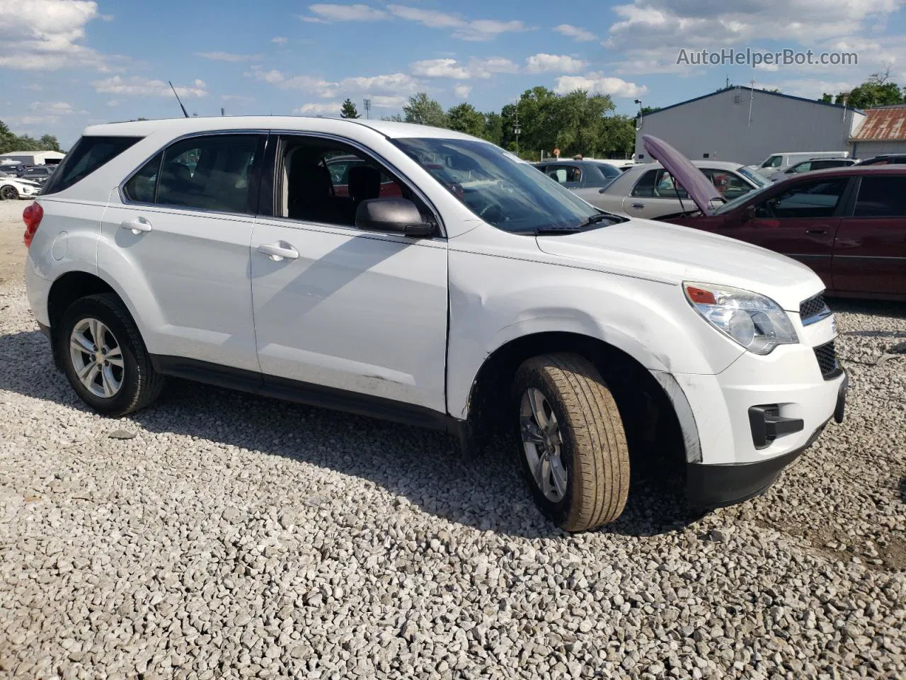 2012 Chevrolet Equinox Ls Белый vin: 2GNALBEK4C1135242