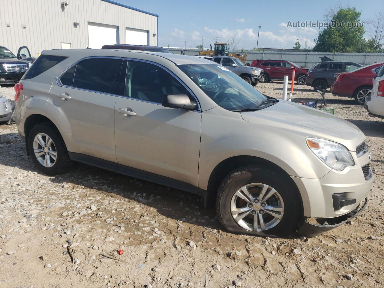 2012 Chevrolet Equinox Ls Желто-коричневый vin: 2GNALBEK4C1171349