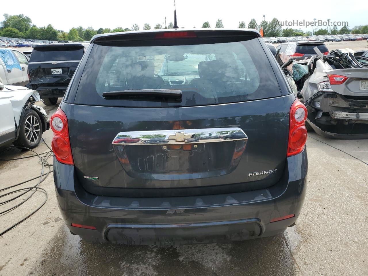 2012 Chevrolet Equinox Ls Charcoal vin: 2GNALBEK4C1248205