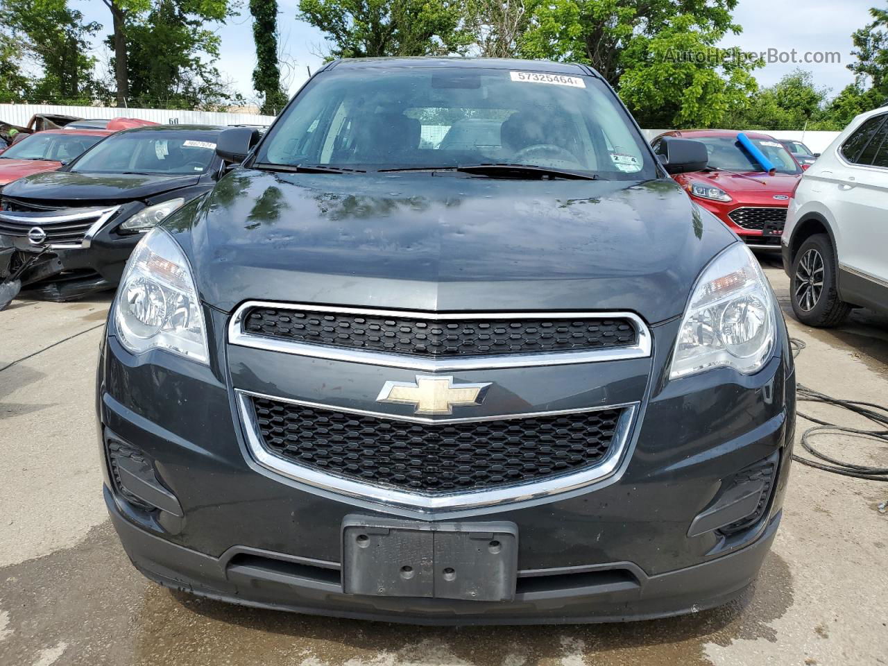 2012 Chevrolet Equinox Ls Charcoal vin: 2GNALBEK4C1248205