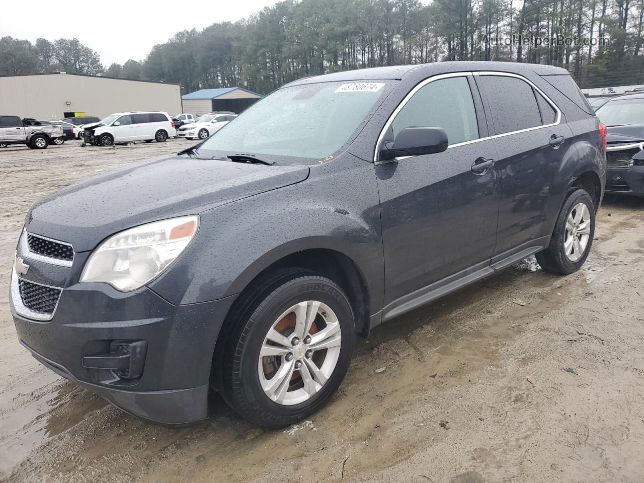 2012 Chevrolet Equinox Ls Black vin: 2GNALBEK4C1258619