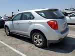 2012 Chevrolet Equinox Ls Silver vin: 2GNALBEK4C6243959