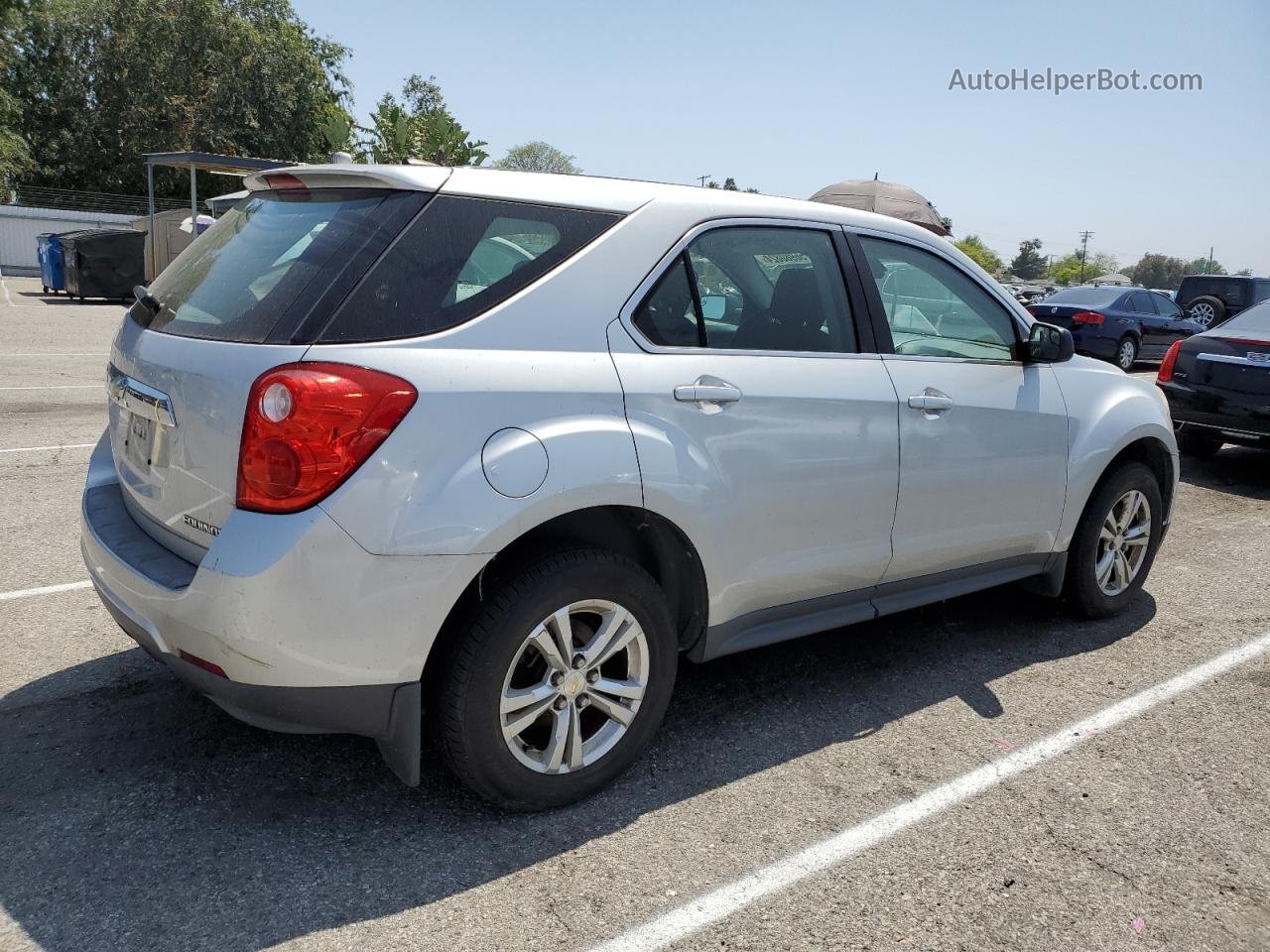 2012 Chevrolet Equinox Ls Silver vin: 2GNALBEK4C6243959