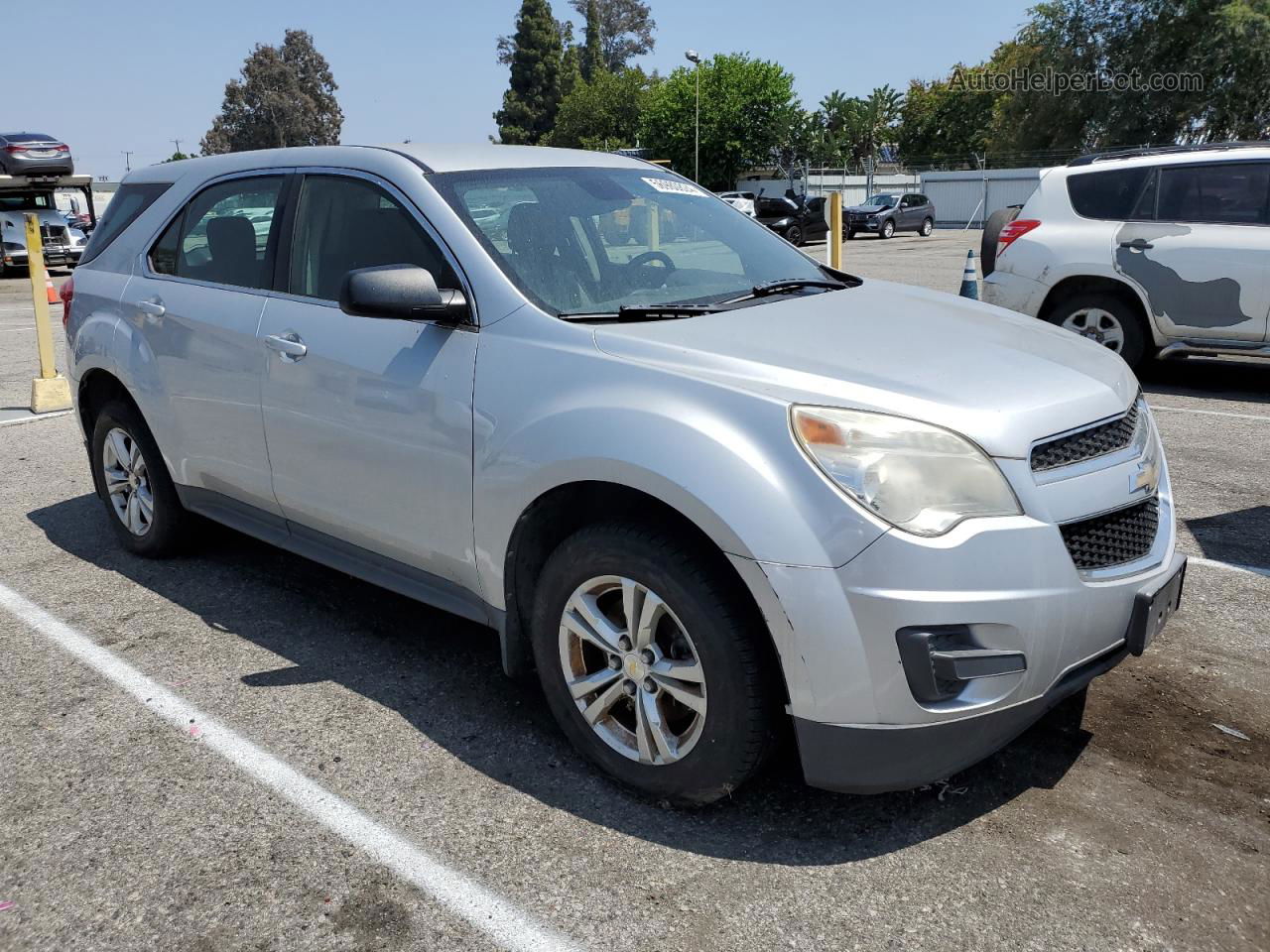 2012 Chevrolet Equinox Ls Silver vin: 2GNALBEK4C6243959