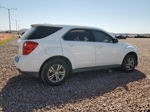 2012 Chevrolet Equinox Ls White vin: 2GNALBEK4C6343706