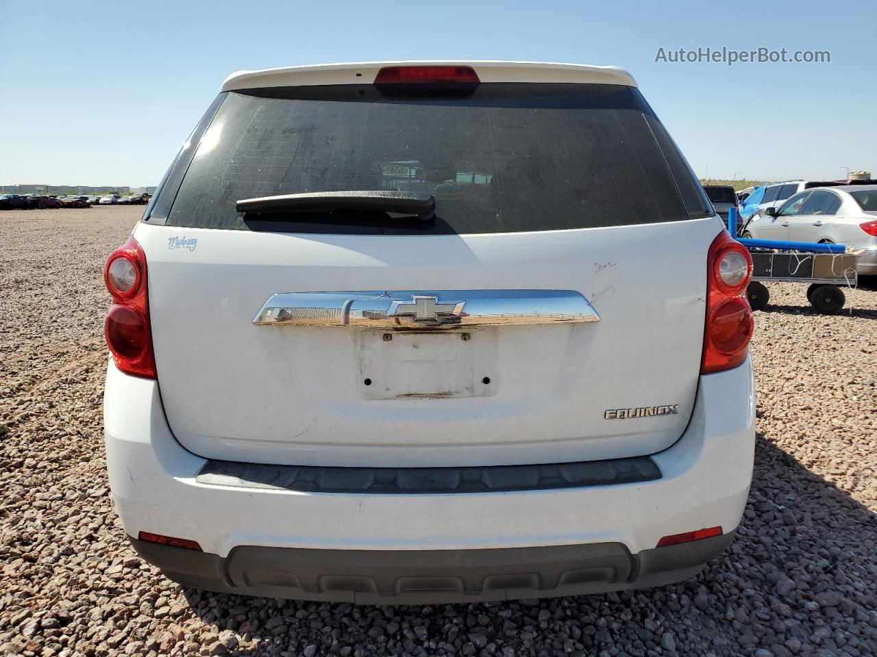 2012 Chevrolet Equinox Ls White vin: 2GNALBEK4C6343706