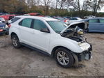 2016 Chevrolet Equinox Ls White vin: 2GNALBEK4G6333358