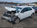 2016 Chevrolet Equinox Ls White vin: 2GNALBEK4G6333358