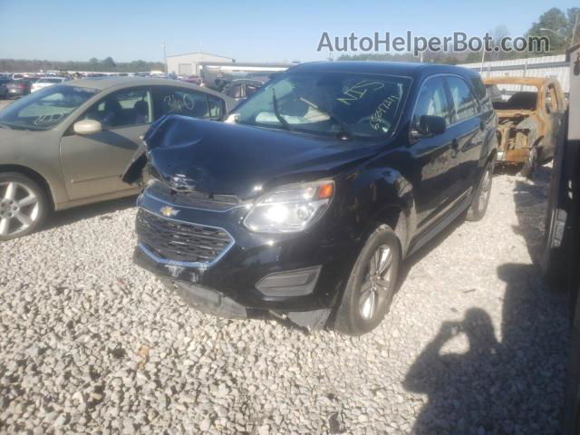 2017 Chevrolet Equinox Ls Черный vin: 2GNALBEK4H1507315