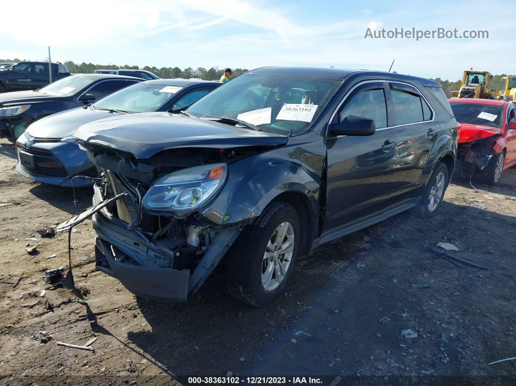 2017 Chevrolet Equinox Ls Gray vin: 2GNALBEK4H1534742